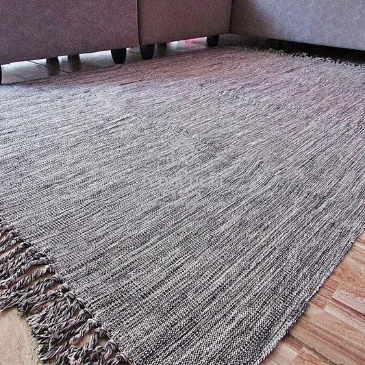 Tapete de Algodão Artesanal Premium – Grande, Durável e Lavável