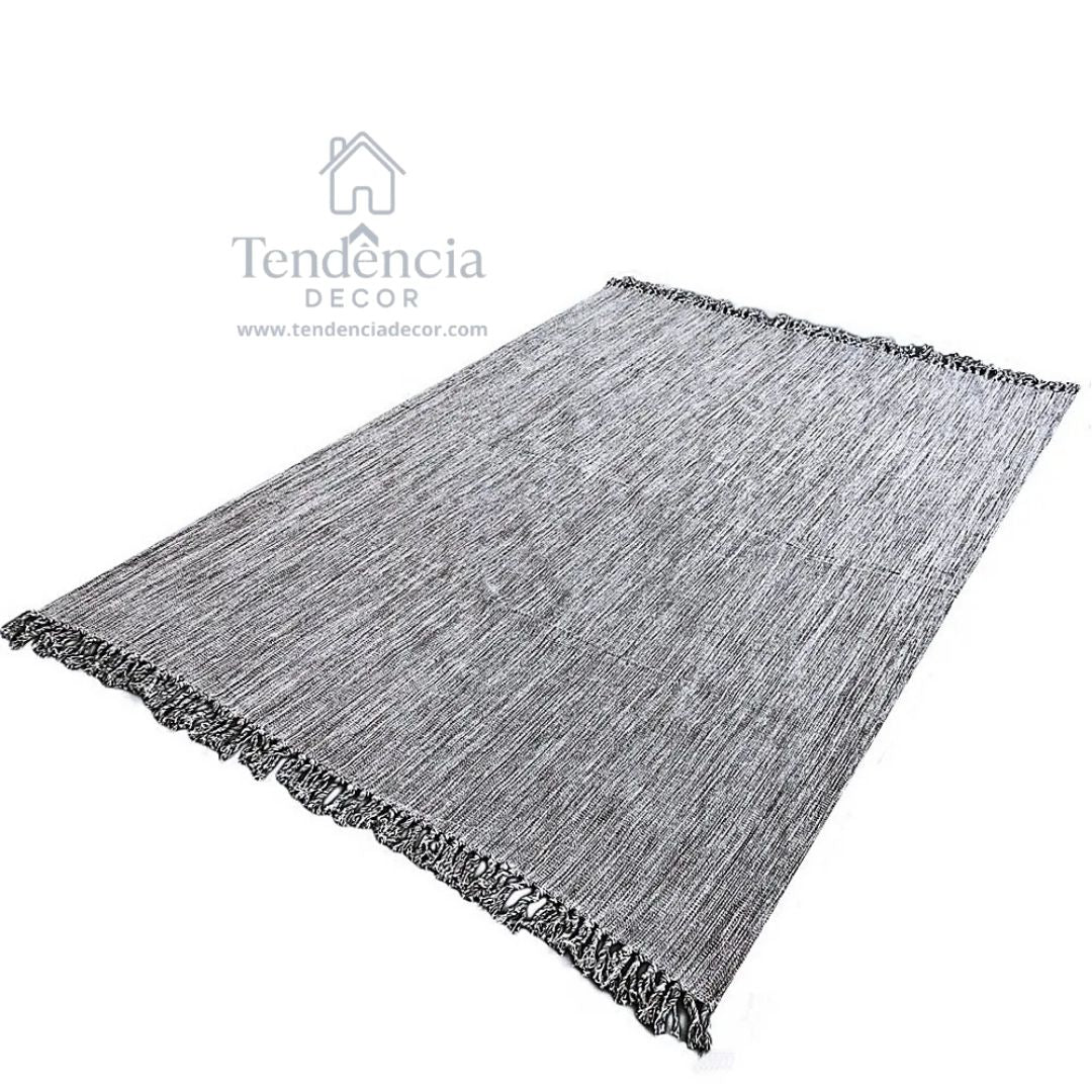 Tapete de Algodão Artesanal Premium – Grande, Durável e Lavável