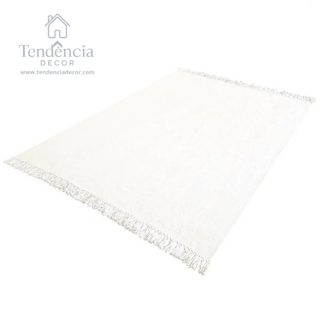 Tapete de Algodão Artesanal Premium – Grande, Durável e Lavável