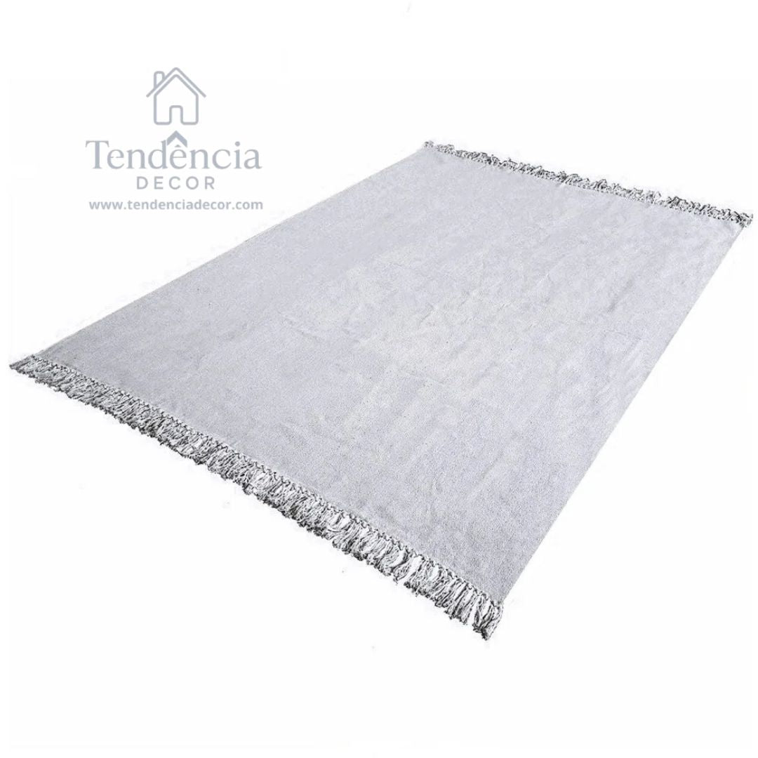 Tapete de Algodão Artesanal Premium – Grande, Durável e Lavável